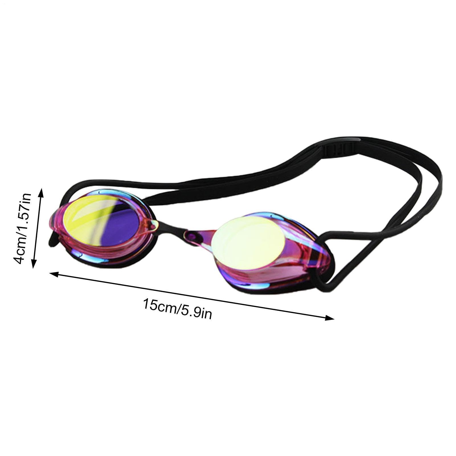Gafas de natación antivaho, a prueba de fugas, resistentes al agua, para adultos, hombres y mujeres, diseño cómodo y duradero