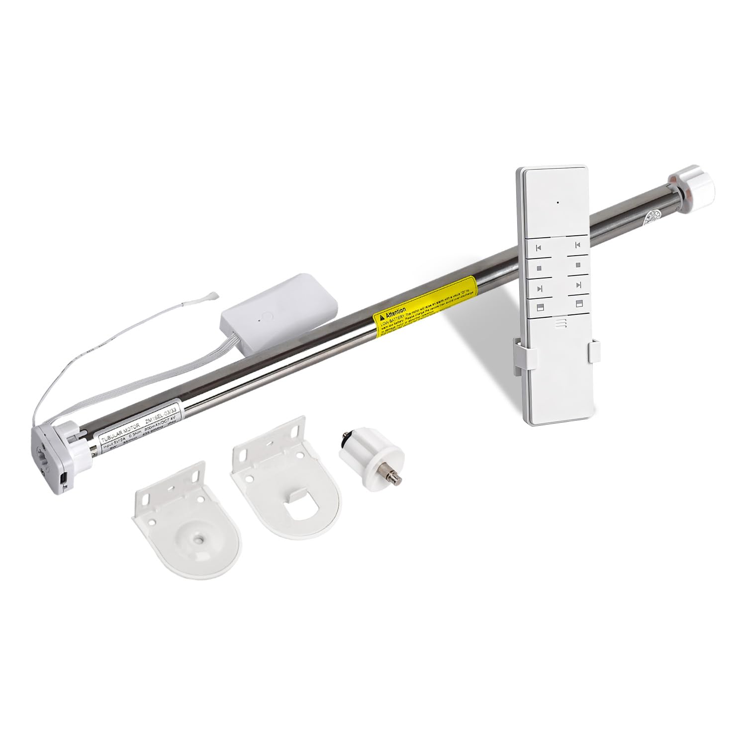 ZigBee Smart Blind Motor con batteria integrata, motore a rullo ricaricabile per tubo da 17/25/28 mm, motore tubolare 16EL con controllo app/voce/emettitore