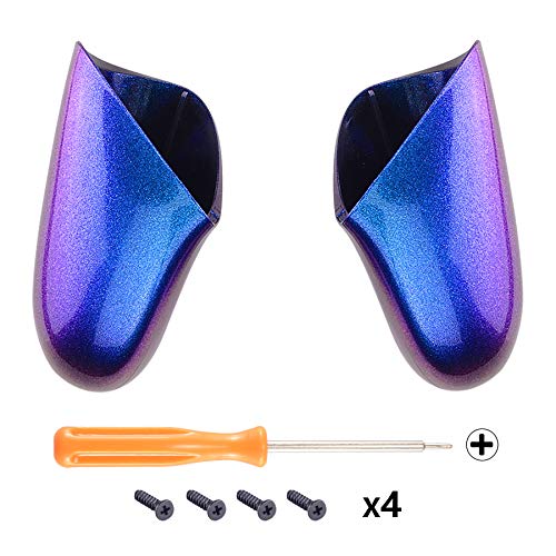 Extremerate Chameleon Replacement Handle Grips For Nintendo Switch Pro Controller, Purple Blue Diy Hand Grip Shell For Nintendo Switch Pro - Controller Not Included #TOP16