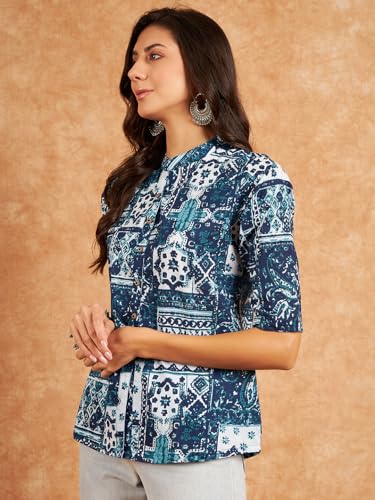 Image of Modeve Women Cotton Top for Summer