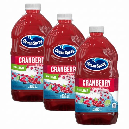 Ocean Spray® Cranberry with Lime Juice Drink, 64 Fl Oz Bottle (Pack of 3)