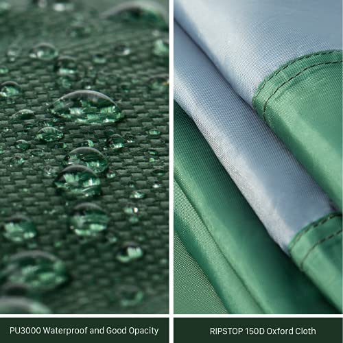 Forceatt 12x14FT Waterproof Camping Tarp with 2 Poles, Sun Shelter for Car, Tent, Hammock in Camping, Hiking, Backpacking, Garden and Traveling by Forceatt - Used condition - Image 3