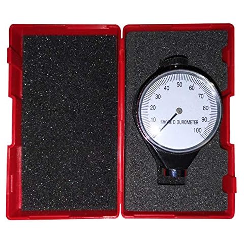 Hilitand Rubber Hardness Tester, Type D Rubber Tire Durometer Hardness Tester Meter 0-100 HA (D Type) Cover
