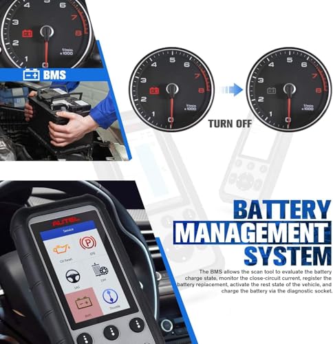 Autel MaxiDiag MD806 PRO OBD2 Scanner: Full Systems Diagnostic Scan Tool w/Live Data Oil Reset BMS SAS Throttle A/F EPB D-P.F, AutoScan, Up of MD808 MD806 MD805 MD802, Free Update, Data Print - Image 6
