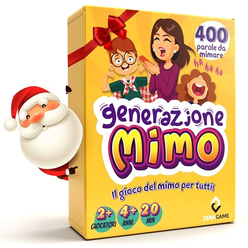 ZENAGAME Generazione Mimo, 120 Carte Da Gioco Per Bambini - 400 Mimi, 4-99 anni