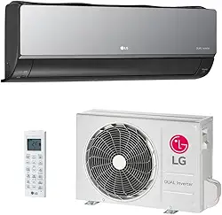 Ar Condicionado Split Hw Lg Dual Inverter Artcool Voice R-32 +ai 22000 Btus Frio Cinza 220v
