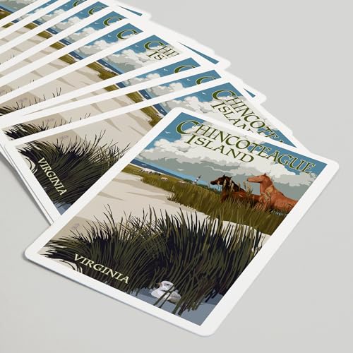 Juego de 52 naipes tamaño póker miniatura 5