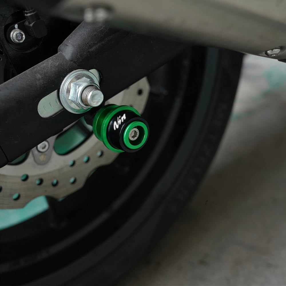 Compatible with Ninja 650 Ninja 400 2026 ninja 500 SE NINJA 1100SX 1000 SX 2017-2024 2025 2026 ZX6R ZX-10R ZX4RR ZH2 CNC Motorcycle Swingarm Spool Slider Stand Screws