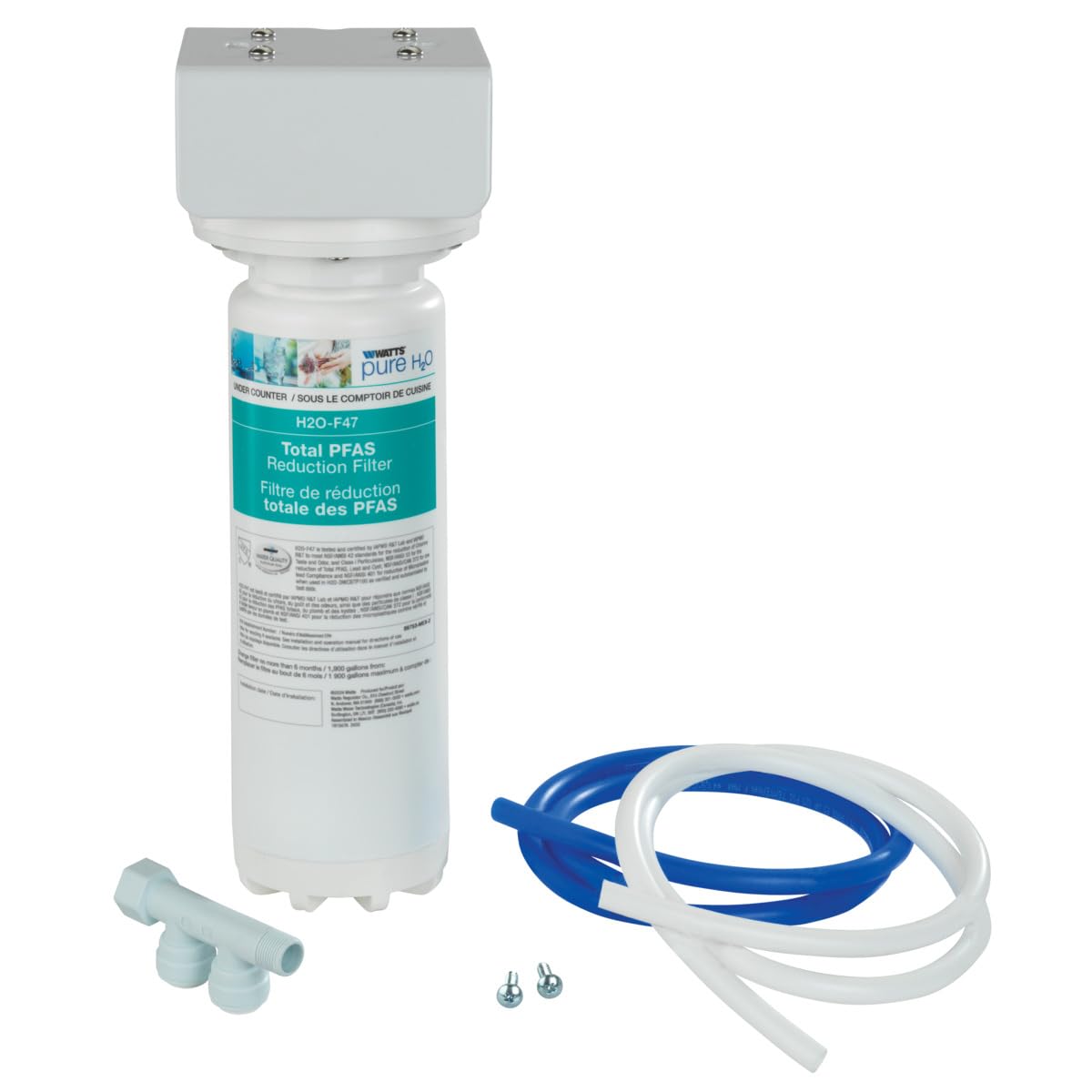 Watts Premier H2O-DWCBTP100 Single-Stage Total PFAS Reduction Under Counter Water Filtration System Reduces Forever Chemicals High Flow Rate — view 7