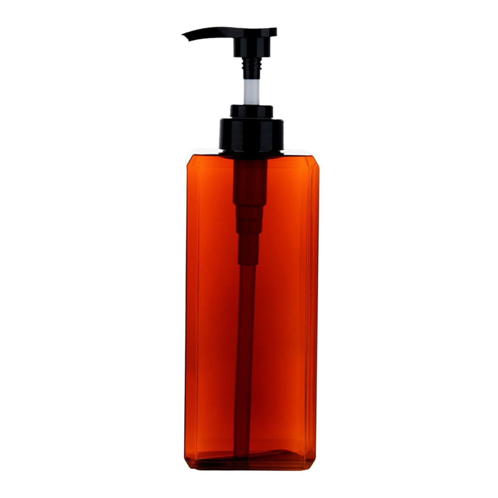 CYDZSRA Functional Liquid Soap Dispenser Pump Elegant Ceramic Refillable Bottle Chic Bathroom Accessories Suitable For Kitchen Ceramic Liquid Soap Dispenser, 800ml orange