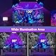 NATPOW 36W UV Bar Schwarzlichtlampe, LED Schwarzlicht mit Stecker, Wasserdicht Schwarzlichtlampe Fluoreszenz Blacklight Partylicht für Halloween Aquarium Bar Neonfarben Disco(2 Pack)