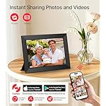 BIGASUO Digital Picture Frame, 10.1" Frameo Digital Frame WiFi with 32GB Memory, 1280x800 IPS Touch Screen, Send Photos/Videos from Your Phone Anywhere, Photo Gifts for Parents and Grandparents - Image 2
