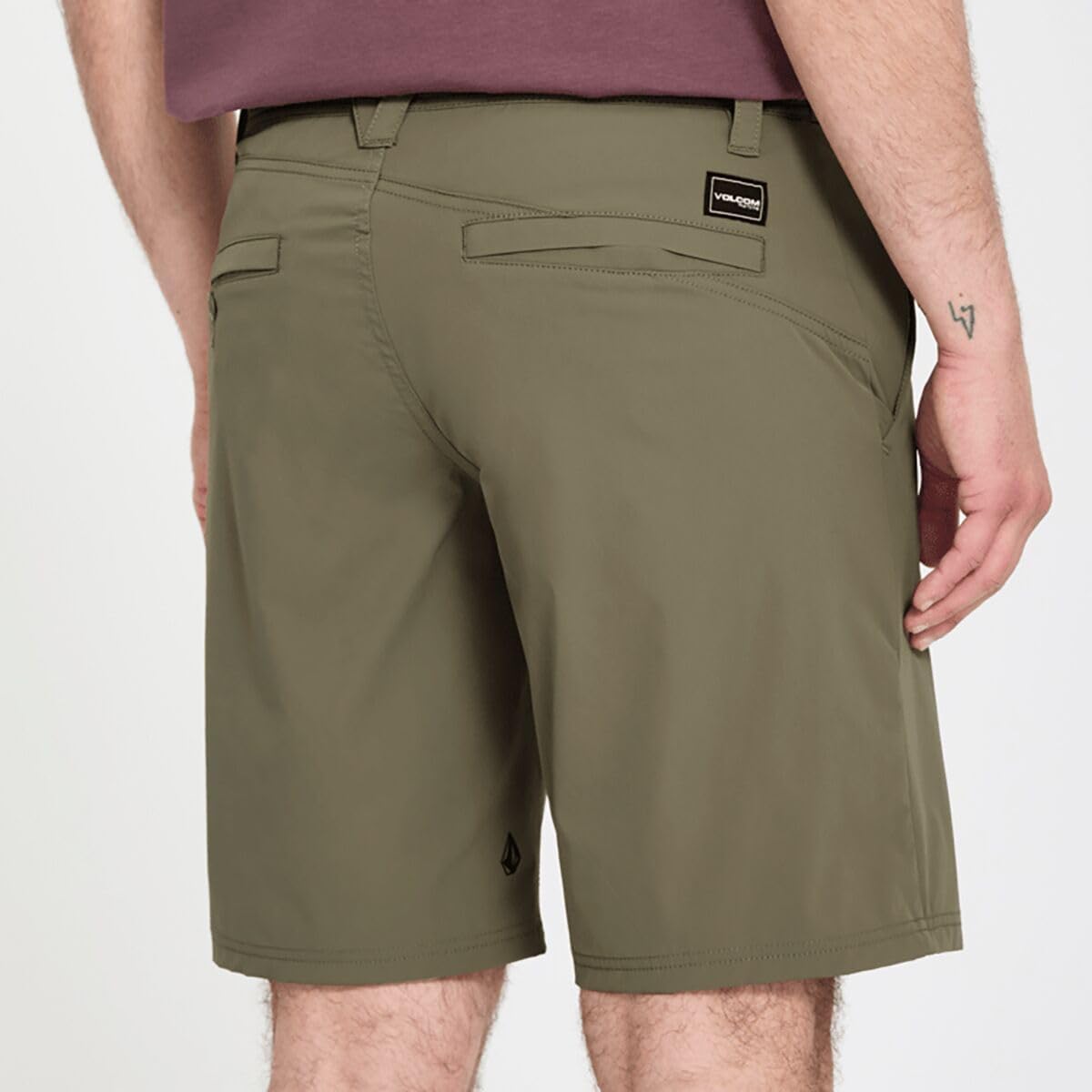 Volcom Men's Cross Shred 20" Hybrid Short – Quick-Dry Stretch UPF+50 Sun Protection Shorts