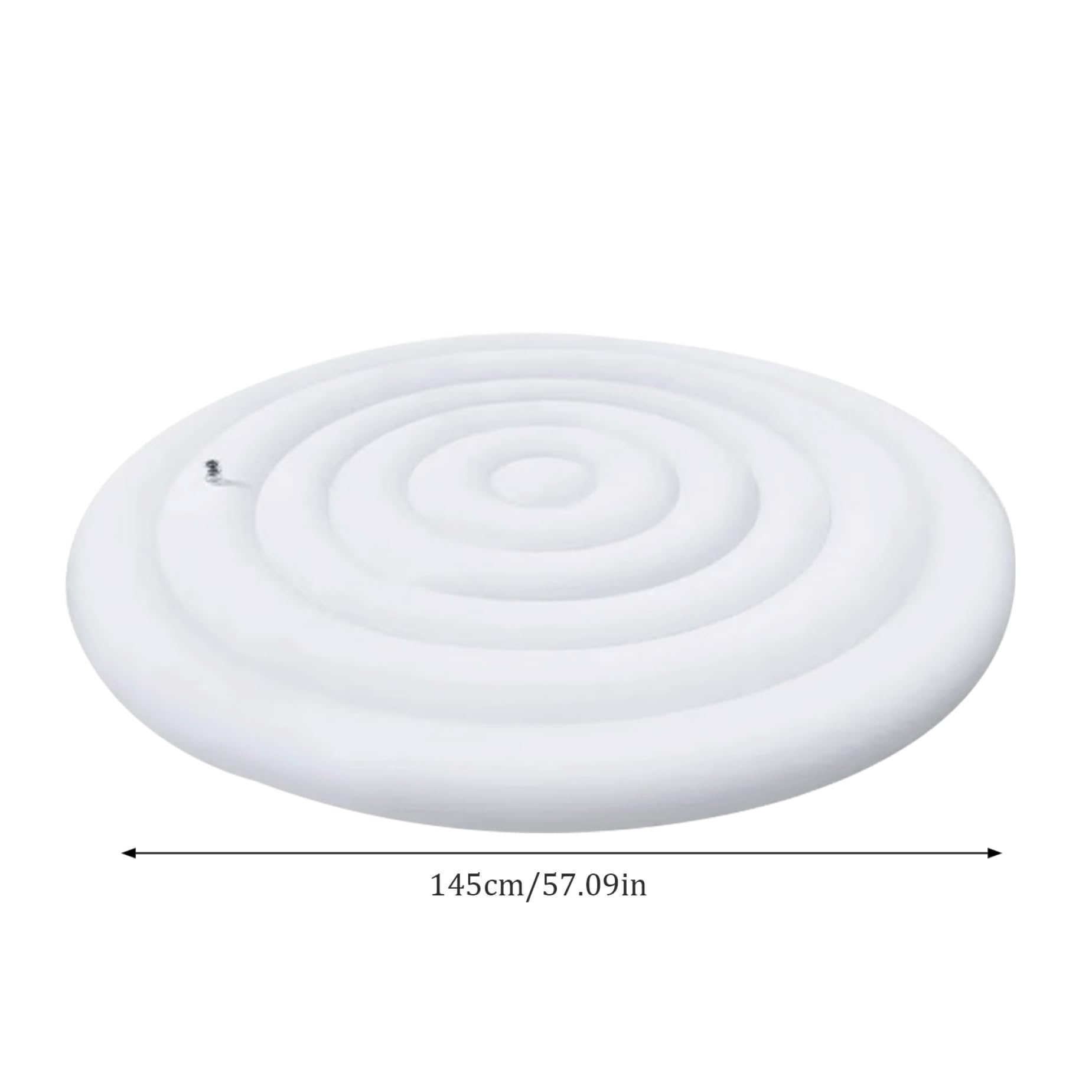 Couverture PVC Spa Couvercle Spa Gonflable Rond Gehanico 145cm - Isolation PVC Résistant Intempéries Protection Spa Rond