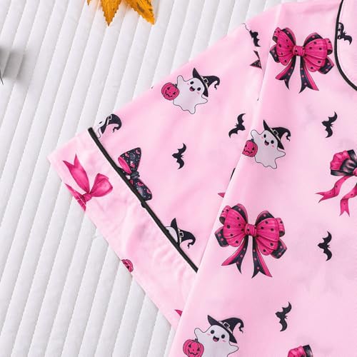 Womens Halloween Pajamas Set 2 Piece Shorts Pjs Cute Nightwear Loungewear - image 7