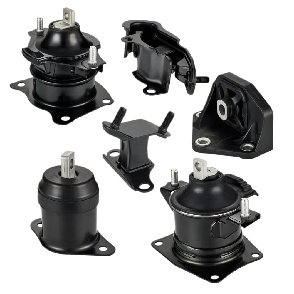 Tazvawwsn Onecolor 6Pcs Engine Motor And Transmission Mount Compatible With Accord 2003 2004 2005 2006 2007 V6 3.0L Automatic