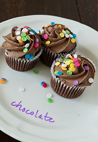 Cestari Chalk Ink Pens - Rainbow Set Of 6 Colors - Pink - Yellow - Peach - Purple- Green - Blue - Chalk Paint Markers Kitchen #TOP2