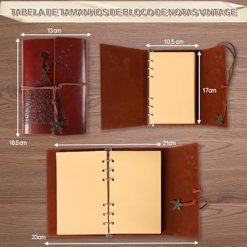 Caderno, Diario de Viagem, Caderno Couro, Caderno Sem Pauta, Caderno de Couro, DiáRio de Viagem, Cad