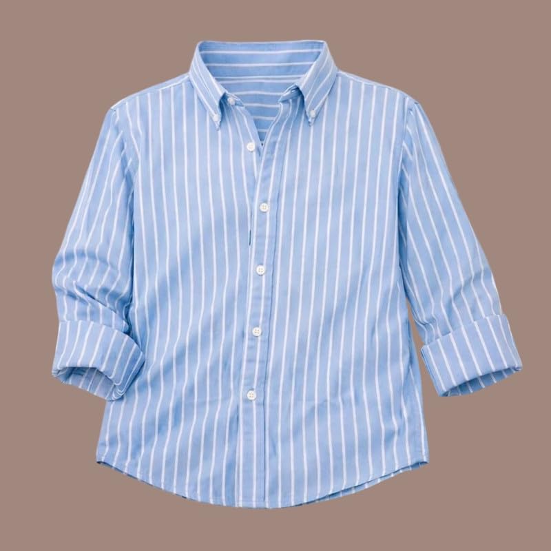 Image of Kids Cotton Full Sleeve Shirt Casual Look Comfortable Stylish Outfit for Boys Everyday Use