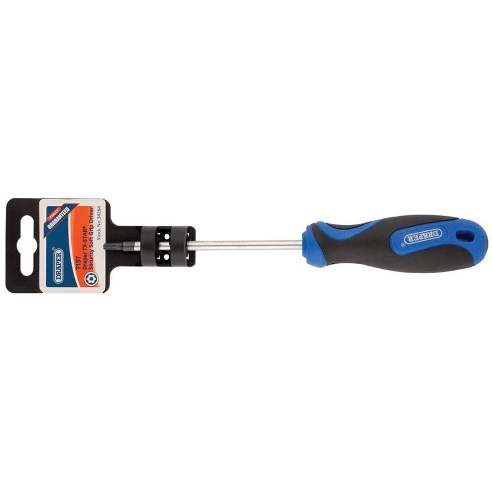 Draper Tx-Star Soft Grip Security Screwdriver, T15