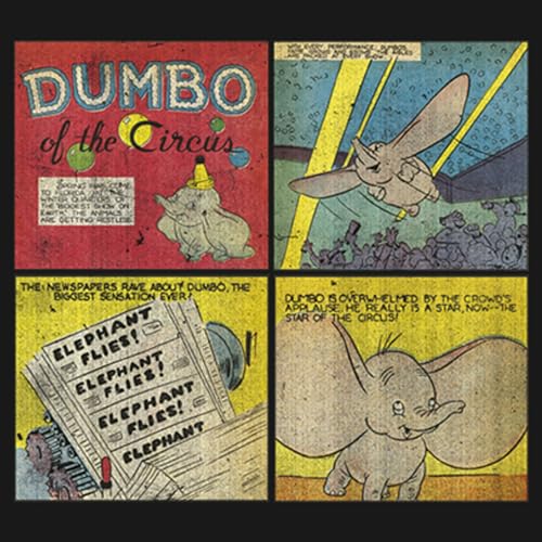 Disney Girl's Dumbo Comic Panel T-Shirt2