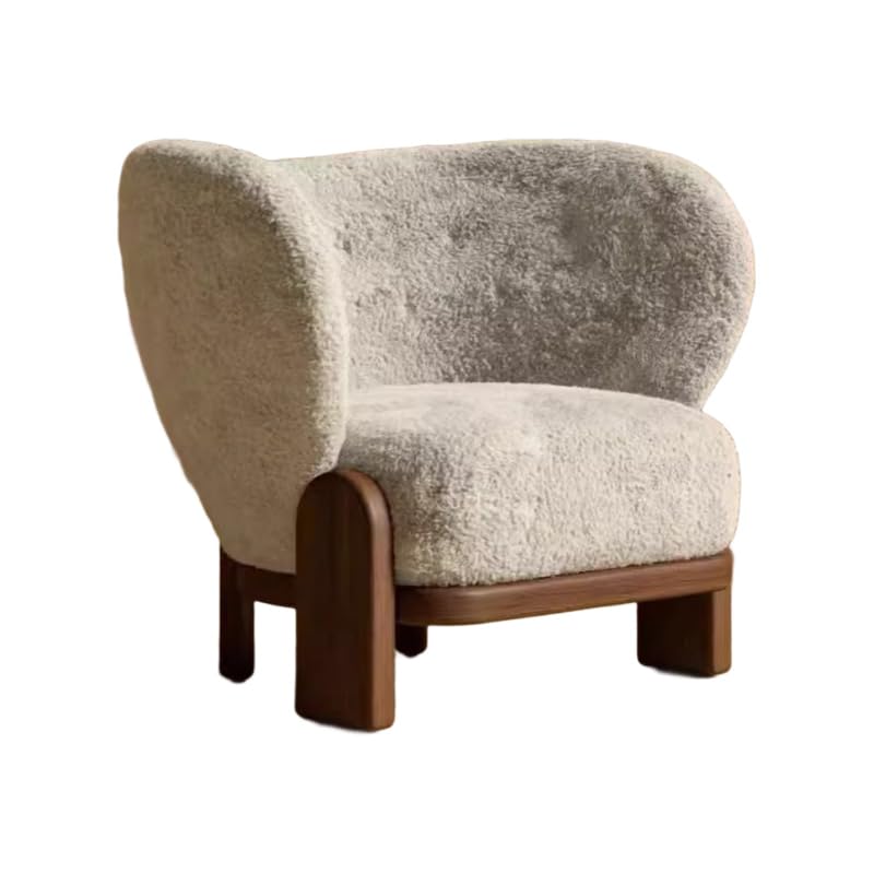 Sillón plegable peluche verde menta