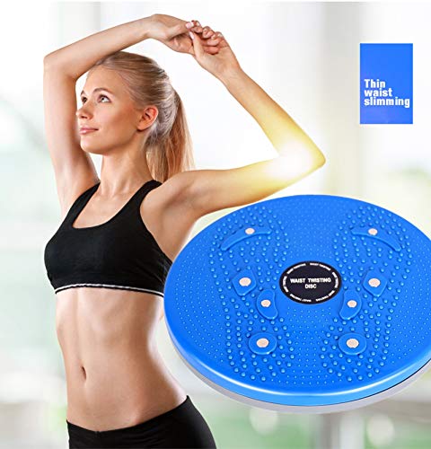 cefera Twister Board for Exercise Waist Twisting Disc with 8 Magnets (Blue)