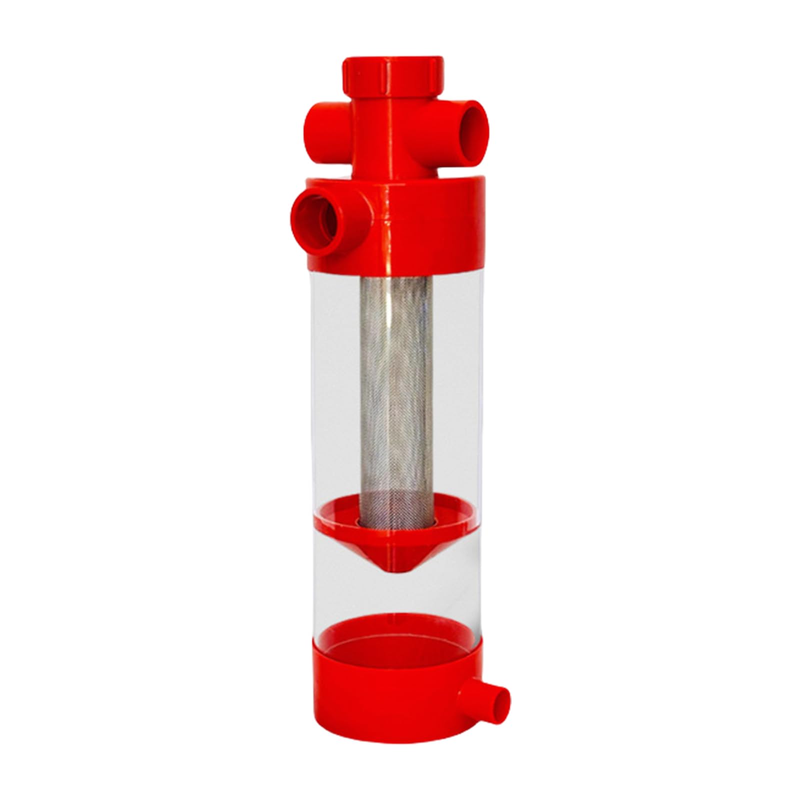 Herramienta de limpieza de acuarios, de acero inoxidable, colector de caca de pescado para tanques de arrecife de agua salada, cría, estanques, terrarios y hábitats, herramienta separadora de