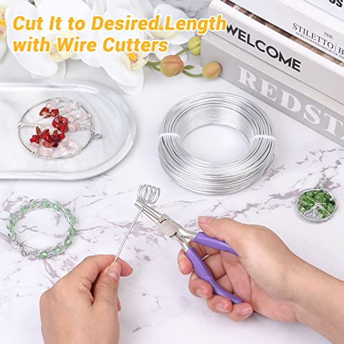 aluminum armature wire for sculpting 2 mm thickness metal bendable wire flexible wrapping weaving for crafts jewelry making doll armature modeling diy 12 gauge 118 ft silver