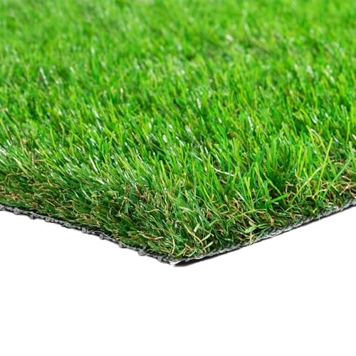 Steffensmeier Kunstrasen Melbourne 34 mm 1.456 g/m² UV-beständig Smart Kollektion | Grün, Größe: 200x400 cm