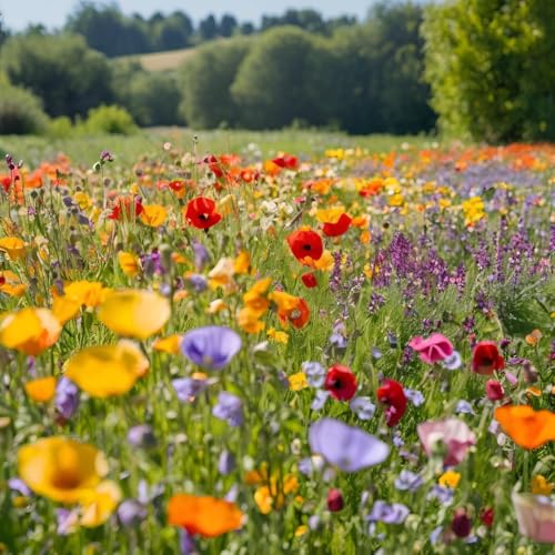 MAELSA® GRAINES EN SACHET POUR POTAGER ET JARDIN - FLEURS - SEMENCES DE FLEURS DIVERS VARIETES AU CHOIX (FLEURS A PAPILLON EN MELANGE)