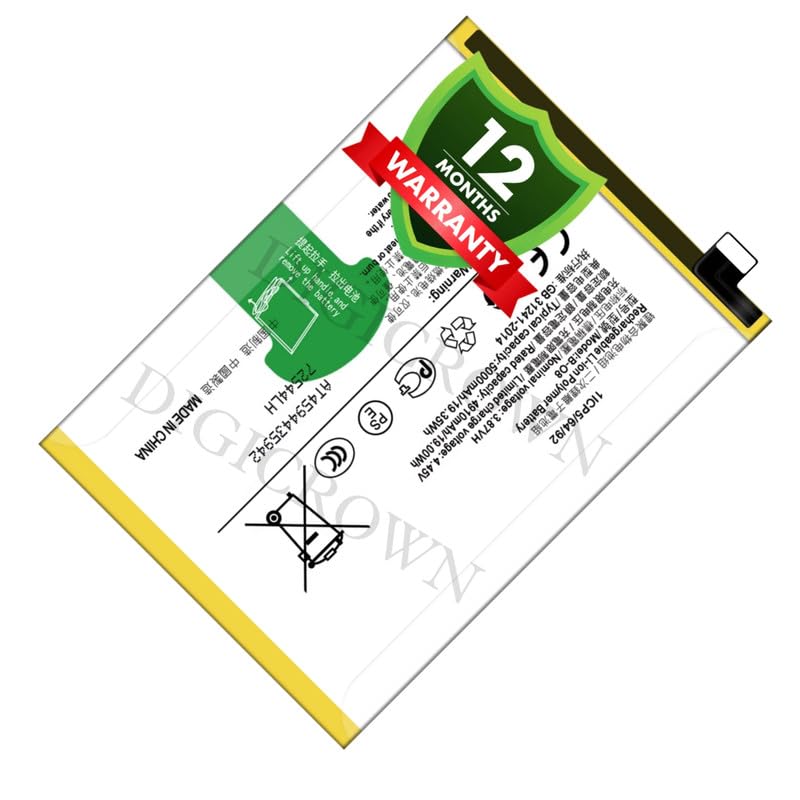 Image of Original B-O8 Battery Compatible for Vivo Y51 2020 December (V2030) - (5000mAh) - 1 Year Warranty