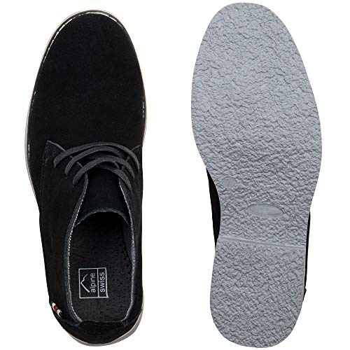 Alpine Swiss Beck Mens Genuine Suede Chukka Boots3