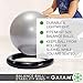 Gaiam Yoga Ball Inflatable Stability Ring Exercise Ball Holder - Turn Your Balance Ball into Office Desk Ball Chair
