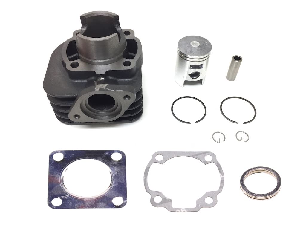 Zylinder Kit 50ccm 39 mm passend für Kymco Agility, Dink, Like, People, Super 8, Vitality, Yup – inkl. Kolben, Ringe, Bolzen & Dichtungen – für 2-Takt 50ccm Motoren