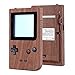eXtremeRate Carcasa para Gameboy Pocket GBP Accesorios Funda Protector Suave Placa Cubierta Shell con Botones Plástico de Pantalla para Gameboy Pocket GBP-NO Incluye Consola Portátil(Grano de Madera)