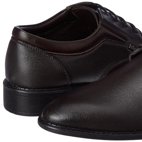 Image of Lee Cooper LC1473E2R Men's Leather Derby Formal Shoes | Lightweight, Comfortable & Stylish Lace-Ups for Office, Business
