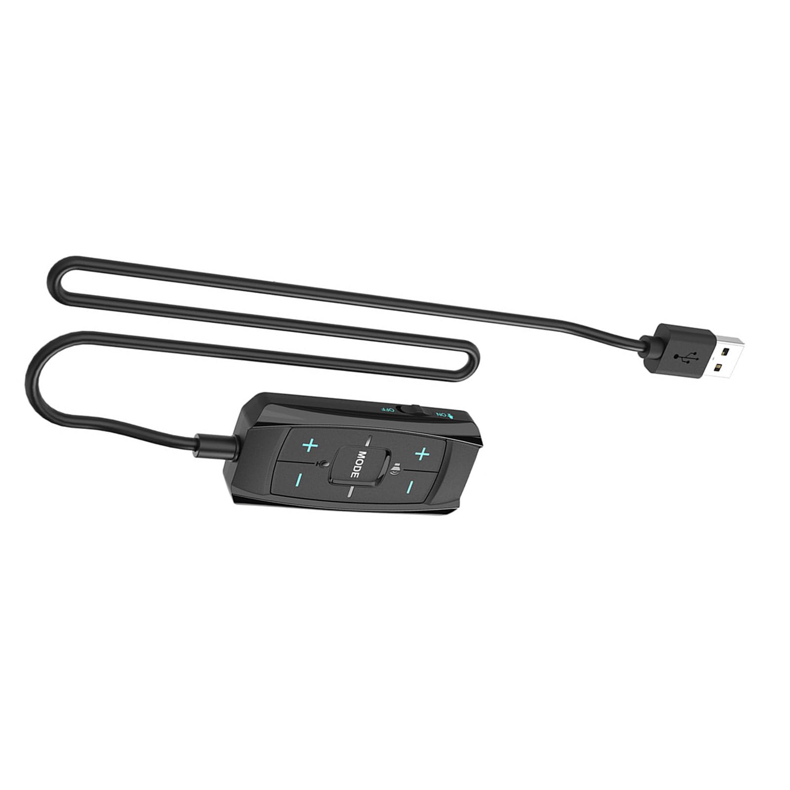 swynrf USB External Sound Card 7.1 Surround Auditory Adapter with Sound Control for Gaming Headsets Long Cable