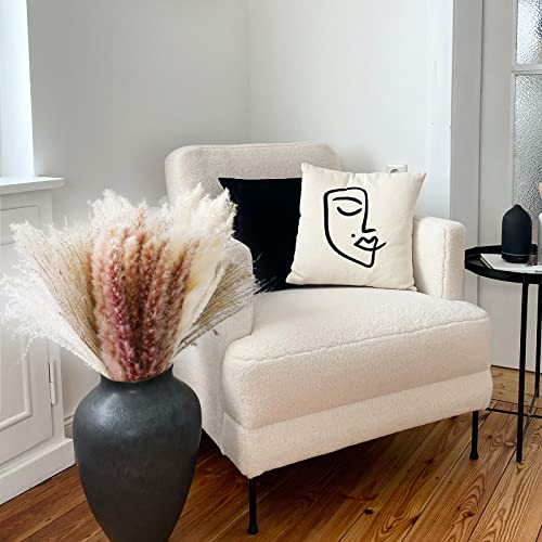 Weldomcor Set di 65 fiori secchi decorativi Erba