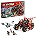 Produktbild LEGO NINJAGO Ninja-Actionflitzer - 3-in-1-Spielzeug mit 2 Ninja-Bikes, 1 Jet und 6 Minifiguren, einschließlich Kai und Frak - Aufstieg der Drachen Geschenk für Jungen ab 8 Jahren - 71844