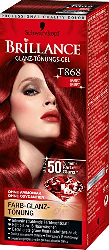 Preisvergleich Produktbild Schwarzkopf Brillance Glanz-Tönungs-Gel T868 Granat, 1er Pack