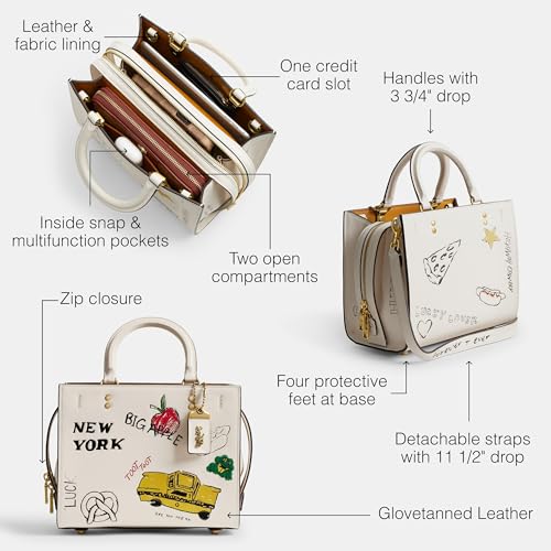 Coach Rogue Bag 25 with Sketch Print, B4/Chalk Multi3