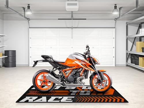 wibeart MPM Motorcycle Mat for KTM Let's Go to Race Washable...