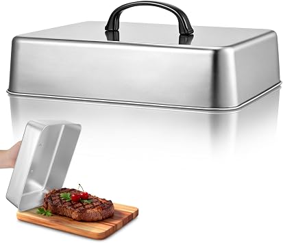 Toddmomy Cheese Melting Dome For Griddle, Stainless Steel Griddle Dome