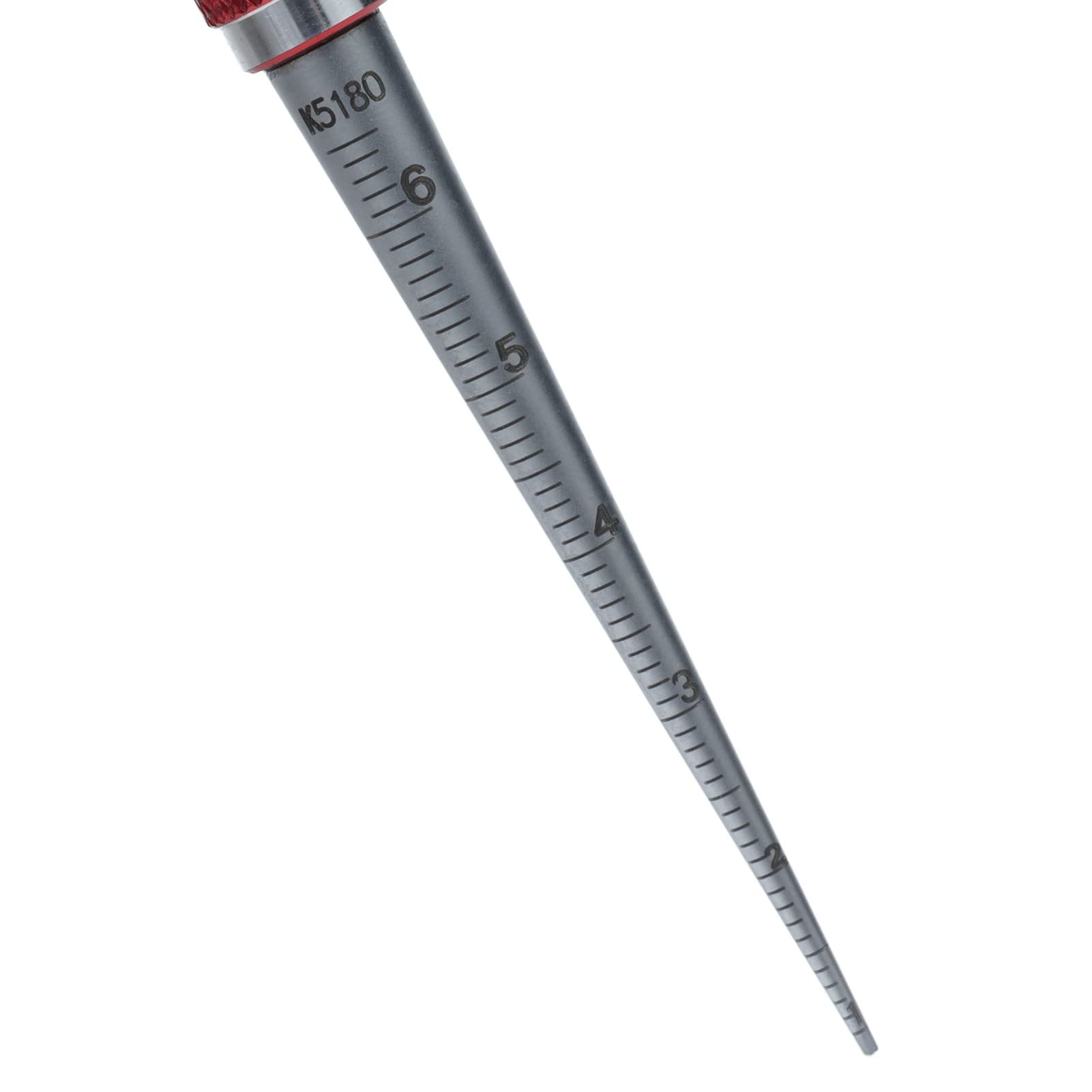Calibrador de Apertura, Regla de Orificio Cónico Herramienta de Medición del Diámetro del Orificio Interior de Acero Inoxidable 1‑6,5 Mm Se Utiliza para Medir el Orificio Interior de Piezas