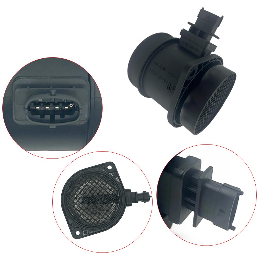 Sensor MAF Kacepar, medidor de flujo de aire masivo, conjunto 0281002730, compatible con Volvo XC90 XC70 V70 S60 S80 S40, 1 unidad