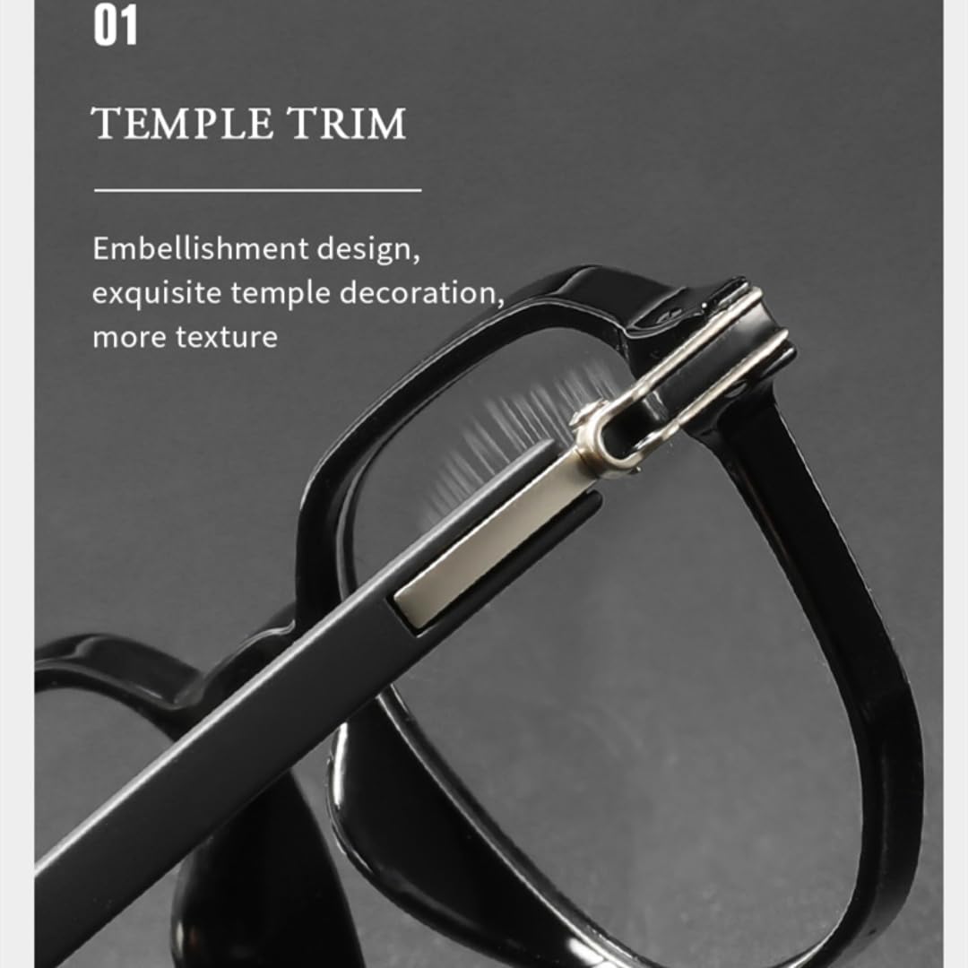 Modne, ultralekkie okulary z oprawką chroniące przed niebieskim światłem dla mężczyzn