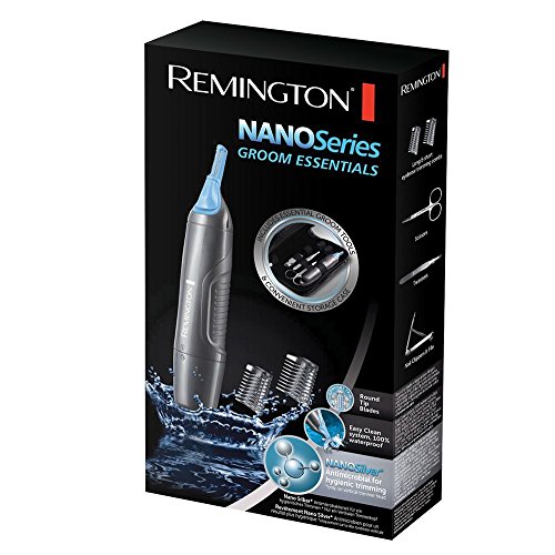 Remington Groom Essentials Set NanoSeries NE3455, Trimmer Set für Nasen-, Ohren...