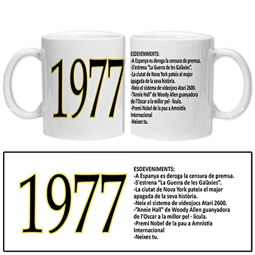 L'Informal Tazas acontecimientos años cumpleaños Eventos (1977) catalán