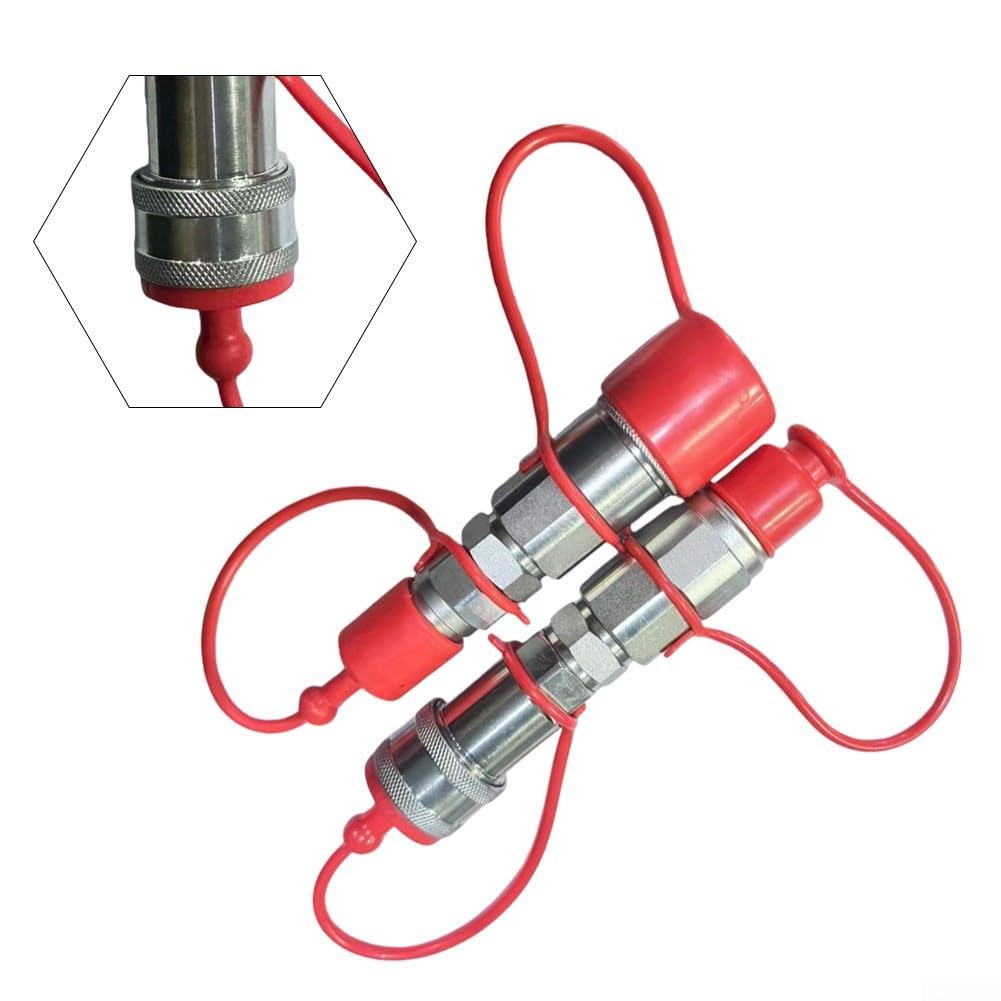Raccordo rapido idraulico da 1/2", in plastica nichelata